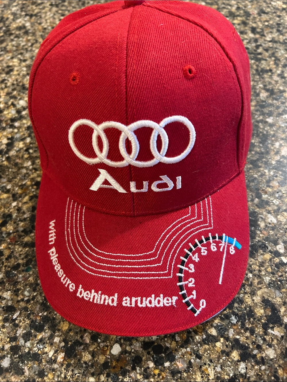 Audi Red Logo Baseball Cap - Picture 4 of 6